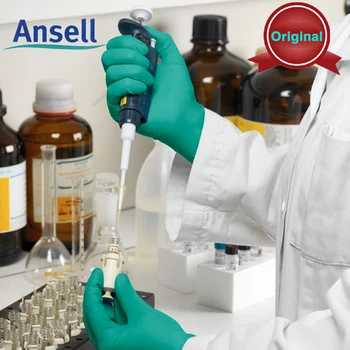 100buc Ansell de Unică folosință din Nitril Mănuși Rezistente la substanțe Chimice, Rezistent la Ulei Non-Alunecare de Siguranță de Curățare de Examinare Mănuși de Lucru