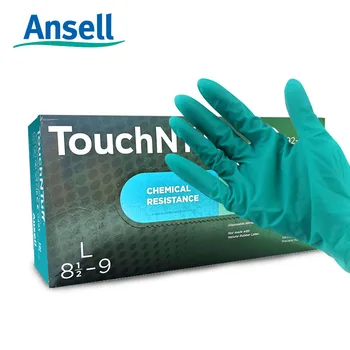 100buc Ansell de Unică folosință din Nitril Mănuși Rezistente la substanțe Chimice, Rezistent la Ulei Non-Alunecare de Siguranță de Curățare de Examinare Mănuși de Lucru