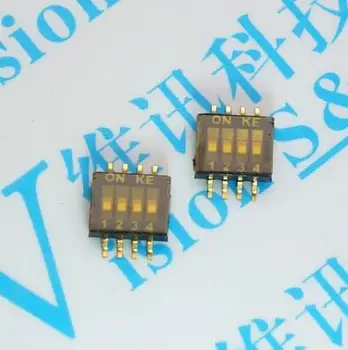 100BUC DSHP04TSGER 1,27 mm 2 4 6 8 biți Formați codul switch 2 4 6 8road SMD-8 mai buna calitate.