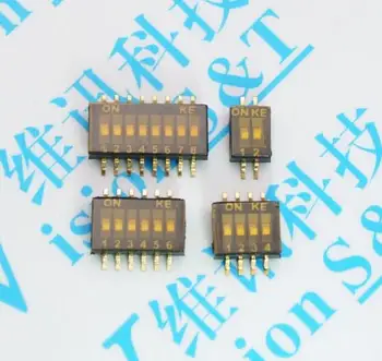 100BUC DSHP04TSGER 1,27 mm 2 4 6 8 biți Formați codul switch 2 4 6 8road SMD-8 mai buna calitate.