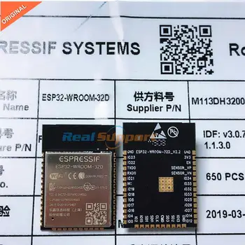 100BUC ESP32-WROOM-32D Wi-Fi+BT+BLE ESP32 Modulul 32 mbiți 4MB de Memorie Flash Espressif Original mai bine RF perfermance