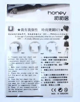 100buc Fier Nou Plasture Autocolant de Fier-pe Autocolant DIY Accesorii Patch-uri de Transfer T-Shirt Autocolant