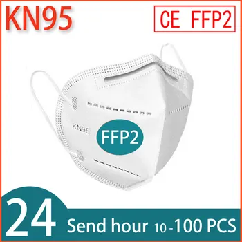 100buc KN95 Masti 5 Straturi Filtru de Praf Gura PM2.5 Masca de Protecție Personală Îngrijire a Sănătății FFP2 Gura Masca Mascarillas