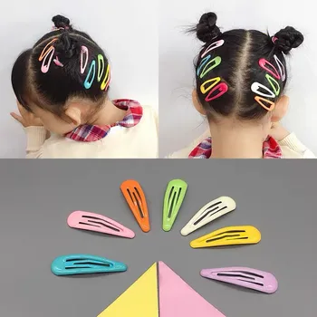 100buc/Lot 5 cm Ajustare Agrafe Fete pentru Copii Agrafe de Par de Metal agra-fă de păr Colorate Accesorii pentru Păr Barrette Femei Copii Styling Păr