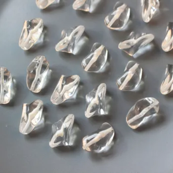 100buc/lot acrilic transparent dreptunghi neregulat cub de Gheata forma gaură margele diy bijuterii cercei/brățară accesorii