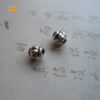 100buc/lot de Moda de Argint Tibetan Dovleac Mic de Metal Margele de 4 mm din Aliaj de ștrasuri din Mărgele Decor Distanțier Pierde Farmecul Bijuterii DIY Face