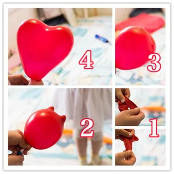 100buc/lot2.2g Romantic minunat Roșu în Formă de Inimă Pearl Latex, Baloane Nunta, Petrecere de Aniversare Decor Ziua Îndrăgostiților minge gonflabila