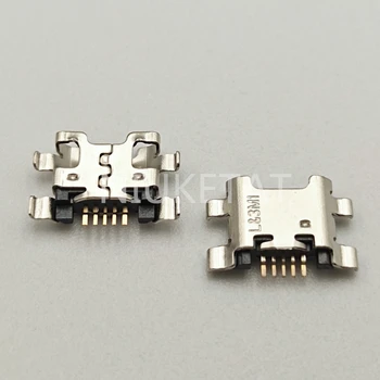 100buc Micro USB Jack de Încărcare Priză Port Plug Conector Dock 5pin tablă groasă Pentru HUAWEI 7C 7S 7A 7X 8E ONOARE 9 lite reparații