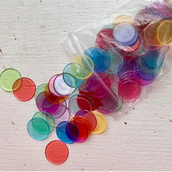 100buc Montessori Culoare Cognitive de Învățare la Matematică Educație Jucarii Pentru Copii Magnetic Stick Cu Plastic Monedă Clasă Consumabile