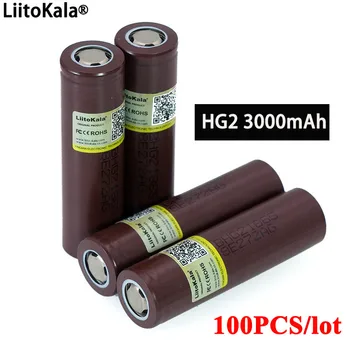 100BUC Original Nou HG2 18650 3000mAh baterie 18650HG2 3.6 V de descărcare de gestiune 20A dedicat Pentru hg2 de Alimentare baterie Reîncărcabilă