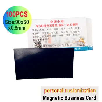 100BUC Personalitate Magnetică, Carduri de Afaceri,Formă Neregulată Magnetic de Carduri de Afaceri,Magnetic Frigider Autocolant,Pentru mediul de Afaceri