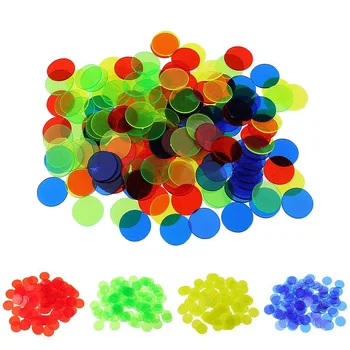 100buc Plastic Transparent Contoare Montessori Jucării Educative Pentru Copii de Juguete Montessori Copii Jucărie de Învățare ML0764H