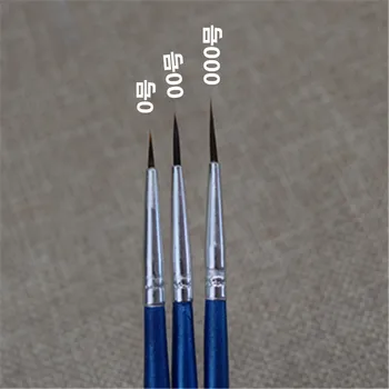 100buc Profesionale Nailon Pensula Set Detaliu in Miniatura Acrilice, Pensule Noi