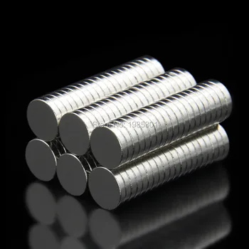 100buc Puternic Rotund Diam 5mm x 1mm N35 pământuri Rare Magnet Neodim meșteșugul Frigider 5x1mm