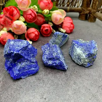 100g Naturale Dur Afganistan Lapis lazuli Piatră prețioasă de Cristal Mineral Stone Piatră de Vindecare Fierbinte