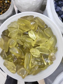 100gNatural Cristal Galben Pietriș Prime topaz piatră DIY Acasă Decorare Decor Minerale Naturale Cristal de Cuarț de Vindecare Reiki Piatra