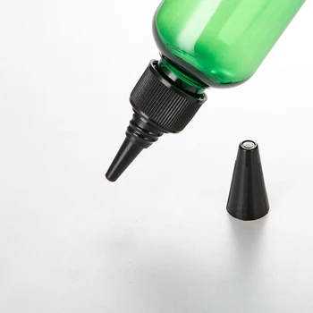 100ml 50pcs/Lot a subliniat Cap Sticle de Plastic Dropper Esență de Ulei sau de Lichid, Lotiune Caz Recipient cu Corpul Asortate