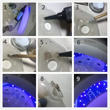 100ml UV Rășină Greu de Cristal Clar Lipici Ultraviolete Vindecarea Rășină Epoxidică Bijuterii dropship