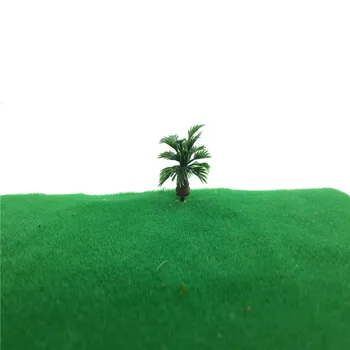 100pc 1,5 cm-5 cm 1/200-1/50 Scară Plastic Model în Miniatură Palmier de cale Ferată Ho Tren Layout Diorama Clădire de Modelare