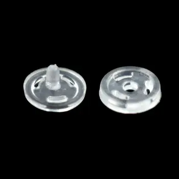 100sets 4mm Alb/Negru/Plastic transparent Mini-Snap Butoane de Fixare Pentru Haine Papusa Accesorii Salopete Scutec Eșarfe