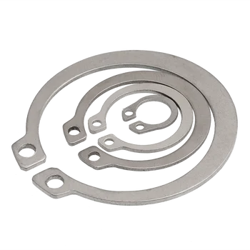 100x Elastic Snap Ring Inel de Fixare din Oțel Inoxidabil 304 Card de Exterior Clemă de Primăvară C-tip Arbore Guler Șaibă M8 M10 M12 M16GB894
