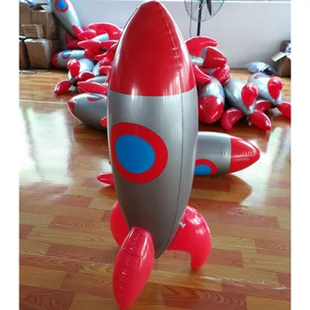 103*28cm Copii Gonflabil Toy Inflable Roșu de Rachete anti-Rachetă Etapă Petrecere de Ziua de Decor elemente de Recuzită Jucarii Gonflabile Pentru Copii