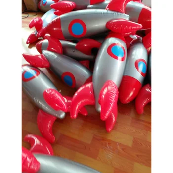 103*28cm Copii Gonflabil Toy Inflable Roșu de Rachete anti-Rachetă Etapă Petrecere de Ziua de Decor elemente de Recuzită Jucarii Gonflabile Pentru Copii