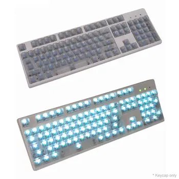 104Pcs/Set Universal Elegant Clar Tastatură Mecanică Tasta Caps Înlocuire Periferice pentru computere