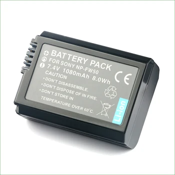 1080mAh NP-FW50 NP-FW50 NPFW50 Baterie + Dual USB Incarcator pentru Sony NEX 3 5 7 DSC-RX10 II III A7 A7R A7S A3000 A6000 A7000