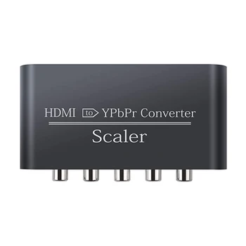 1080P HDMI la Component Video Convertor HDMI la YpbPr RGB 5RCA Adaptor cu Scala Funcția Cu Adaptor de Alimentare 3RCA Cablu Audio