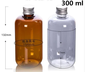 10BUC 100 300 ML Maro Plastic Transparent Parfum de Ambalare Sticla de Apa Ambalarea Băuturilor 6 10 OZ Recipient Banca Transport Gratuit