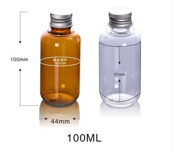 10BUC 100 300 ML Maro Plastic Transparent Parfum de Ambalare Sticla de Apa Ambalarea Băuturilor 6 10 OZ Recipient Banca Transport Gratuit