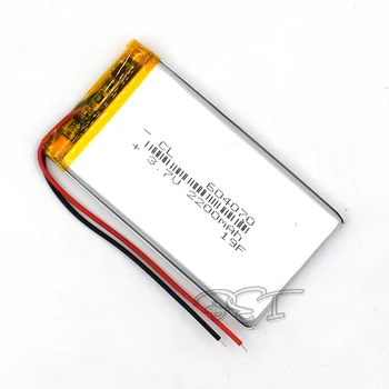 10buc 3.7 V Litiu Polimer Baterie 604070 baterie Reîncărcabilă Li-ion 2200mAh Pentru MP5 Navigator GPS, MP3, MP4 Ebook Difuzor Camera