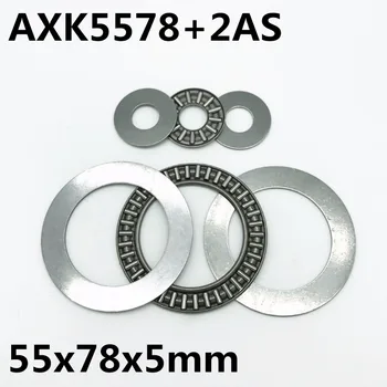 10buc AXK5578 +2AS Rulmentul Axial cu Ace 55x78x3 mm Rulment Axial de Brand Nou de Înaltă calitate