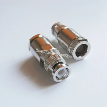 10buc BNC Male Q9 Plug Clema Pentru RG8 LMR400 RG213 RG214 RG165 7D-FB Cablu Coaxial RF Conector