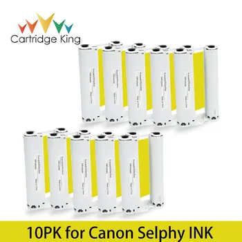 10BUC Culoare Cerneala Compatibil pentru Canon Selphy Compact Photo Printer CP1200 CP1300 CP910 CP900 KP 108IN KP-36IN Cartuș