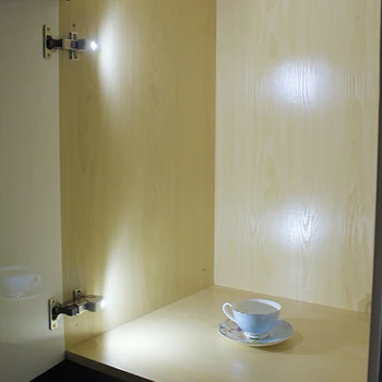 10BUC Dulap Usi Interior Balama LED Inteligent Cabinet Lumini 0,3 W Dulap Dulap Senzor de Lampa cu Lumina de Noapte Pentru Bucatarie Dormitor