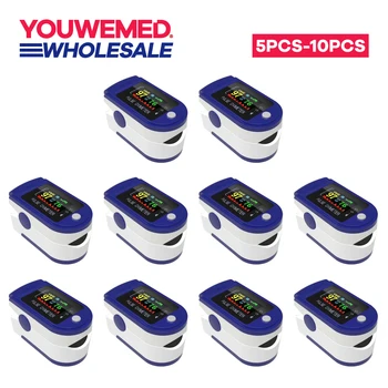 10BUC en-Gros Degetului Pulsoximetru Profesionale Deget-tip Monitor de Ritm Cardiac Medicale Degetul Oximetria OLED Transport Gratuit