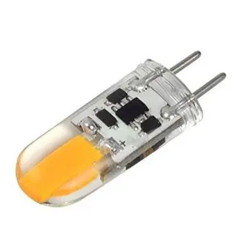 10buc Estompat GY6.35 lampă cu LED-uri 12V DC Silicon ȘTIULETE de LED lumina Reflectoarelor Bec 3W 1505 COB lumina Înlocuiți de iluminat cu halogen 30W
