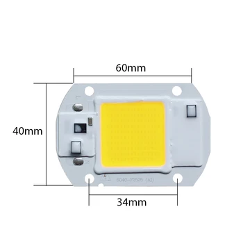 10BUC Inteligent IC LED COB Chip de Mare Putere 20W 30W 50W COB Lumina pentru Proiect DIY Inundații lumina Reflectoarelor Bec 110 220V Nu este nevoie de Driver