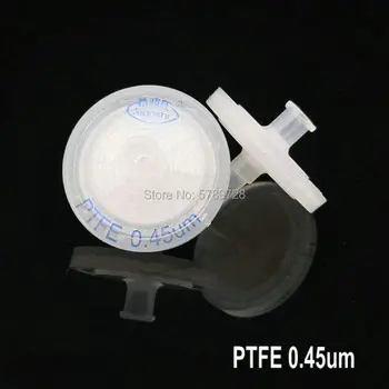 10buc/lot 30mm 0.2/0.45 um de unică folosință filtru de aer cu Hidrofobe membrană PTFE Folosi pentru Solvent particule de filtrare