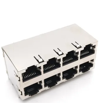 10buc/lot 59/2x4 Scut 8 Porturi RJ45 LAN Modular Conector de Rețea