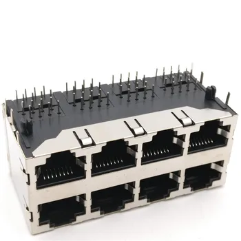 10buc/lot 59/2x4 Scut 8 Porturi RJ45 LAN Modular Conector de Rețea