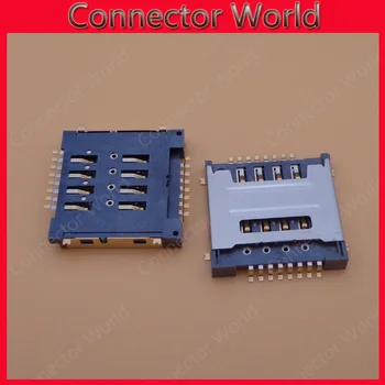 10buc/lot Dual 8P SIM card reader soclu conector de înlocuire pentru Huawei Y320 G7300 T00 Y325 y518 g600 g7300 calitate de top