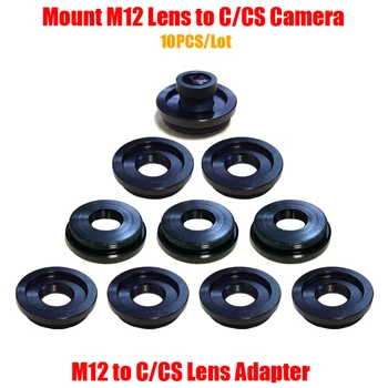 10BUC/Lot Metal M12/CS Fir Lens Adaptor de Montare Aliaj de Zinc M12 C CS Mount Adaptor Convertor Inel pentru Securitate CCTV aparat de Fotografiat