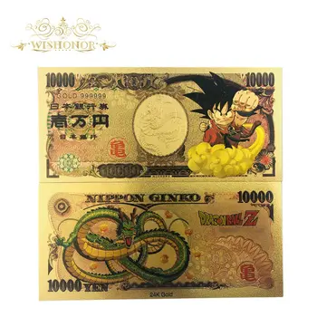 10buc/lot Nou Design Japonia Aur Bancnota de 5.000 de Yeni Bancnotelor în Aur 24k Placate cu Aur Bani Pentru Colectie