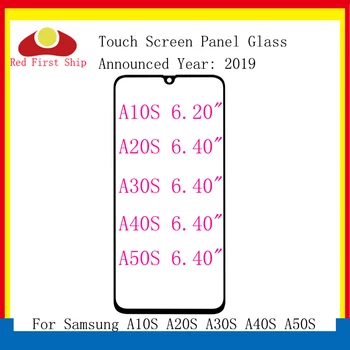 10buc/lot Touch Screen Pentru Samsung Galaxy A10S A20S A30S A40S A50S Touch Panel Frontal Exterior Lentile de Sticlă LCD Cu Gol OCA Lipici