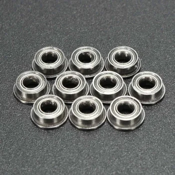 10buc MF63zz 3x6x2.5mm Mini-Rulmenți cu Bile de Metal Dublu Ecranat Flanșă Ball Rulmenți