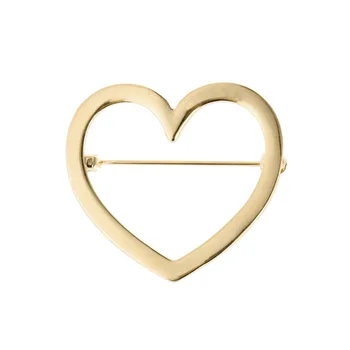 10buc Moda inima Broșe Pin Bărbați Și Femei, Formă Geometrică Simplitate Broșă pin