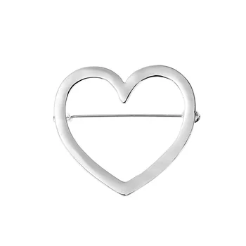 10buc Moda inima Broșe Pin Bărbați Și Femei, Formă Geometrică Simplitate Broșă pin